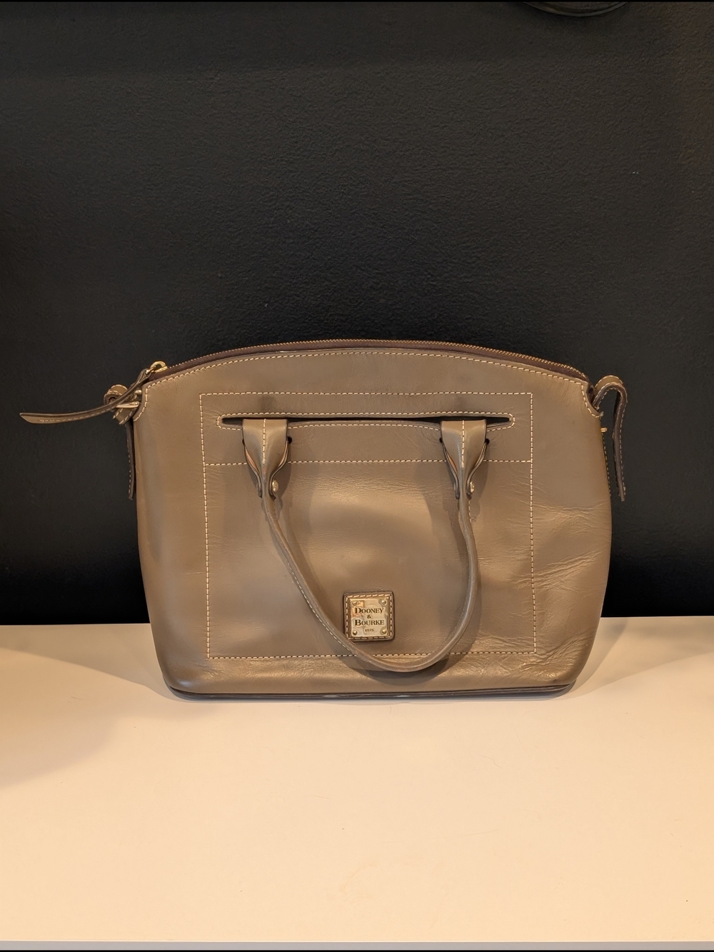 Dooney & Bourke Vintage Satchel Project Bag In Need of Rehabbing